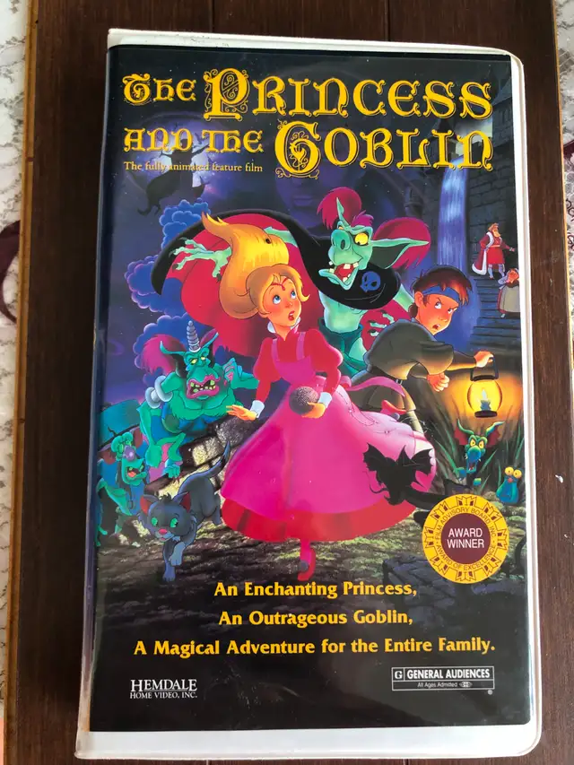 The Princess and the Goblin – VHS Kids Animated Cartoon Movie
