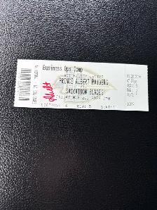 hockey game  ticket