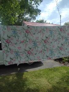 86 x 83 quilt with Roses