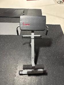 back extension workout bench