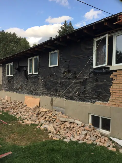 demolition/cassage, decontamination, drain francais 514-554-1386