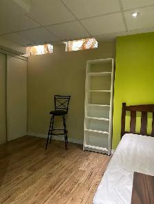 Bsmt Studio Suite for Rent . Furnished with mini kitchen & Bath