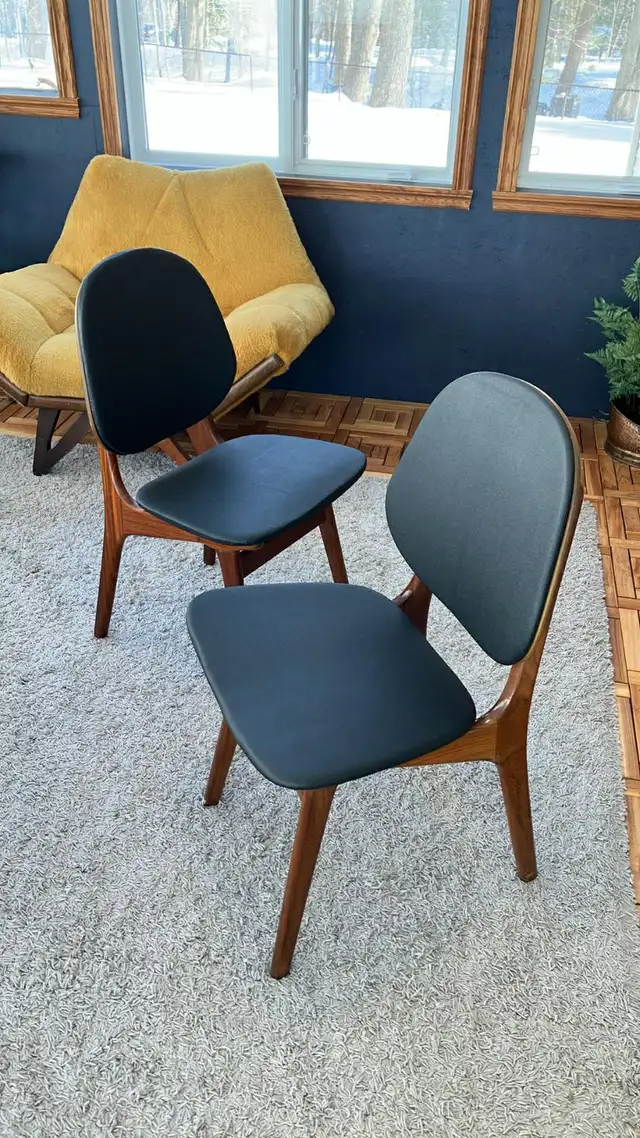 Mid century modern. TEAK TECK. Chaises Arne Hovmand Olsen chairs - Photo 2
