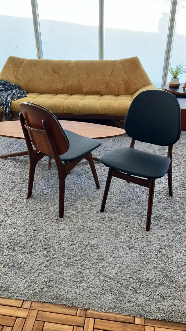 Mid century modern. TEAK TECK. Chaises Arne Hovmand Olsen chairs - Photo 10