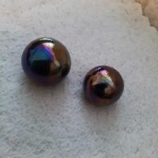 2 Vintage 1960's Large IRIDESCENT MARBLES ($5 lot price) - Photo 4