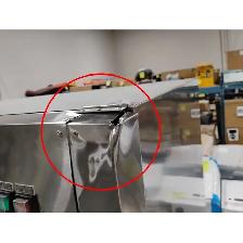 Zanduco 3 Door Commercial Fridge 17000-445 72 dents - Photo 3