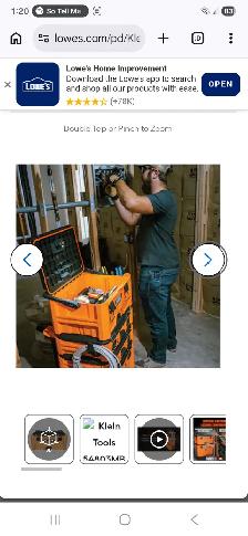 Klein Tools Packout Tool Box MODbox Medium Toolbox Hand Held - Photo 4