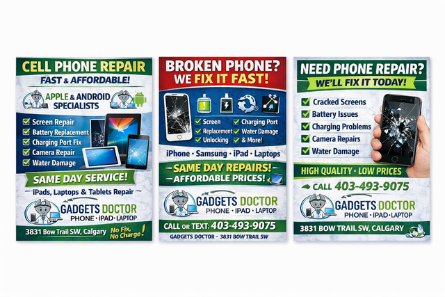 CELL PHONE REPAIR – FAST & AFFORDABLE (SAME DAY SERVICE)