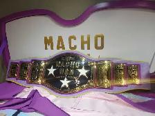 macho man Randy Savage title belt