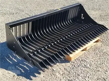 Durable 84' Rock Bucket – Fits Skid Steer, Excellent Condition