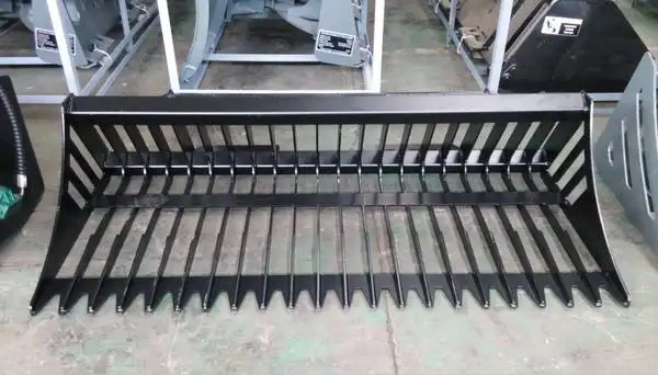 Durable 84' Rock Bucket – Fits Skid Steer, Excellent Condition - Photo 2