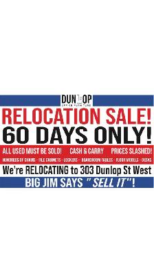 Office Furniture Relocation Sale