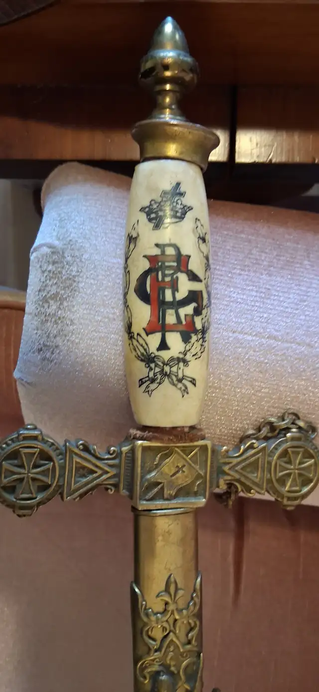 Authentic knights templar sword.