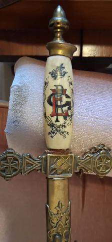 Authentic knights templar sword.