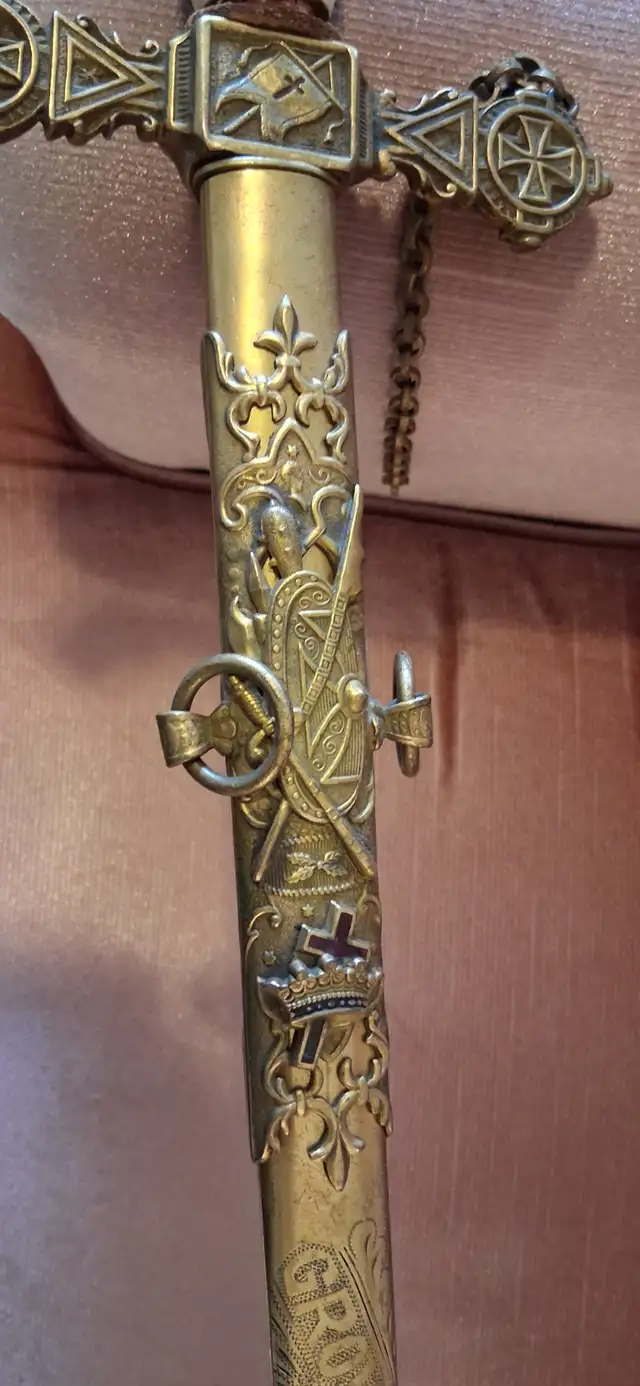 Authentic knights templar sword. - Photo 2