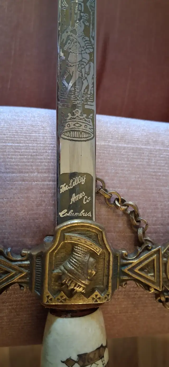 Authentic knights templar sword. - Photo 5