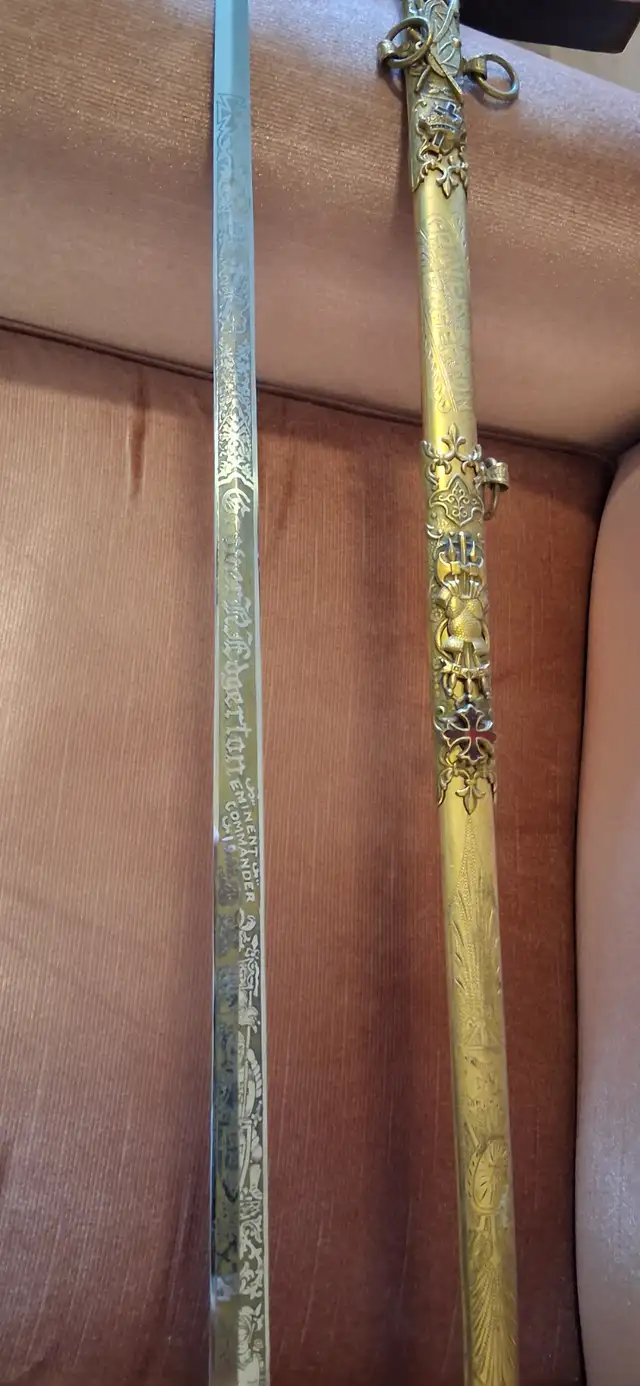 Authentic knights templar sword. - Photo 9