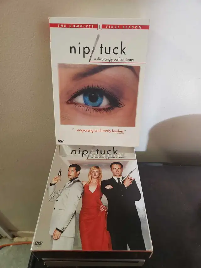 DVD NIP TUCK SERIES 1,2, 3, 5