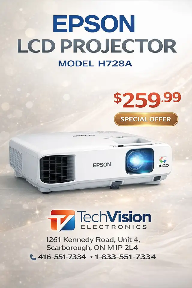 EPSON LCD PROJECTOR MODEL H728A