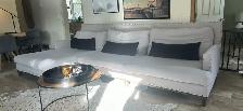Michael Weiss Linen Designer sectional