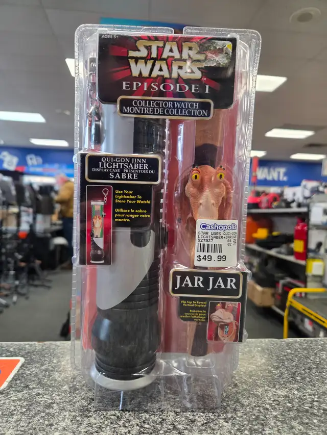 NEW Star Wars Ep1 Jar Jar Binks Collector's Watch @ Cashopolis