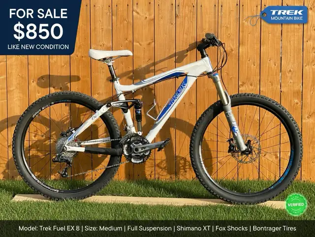 Trek EX8 Full suspension in Great Condition
