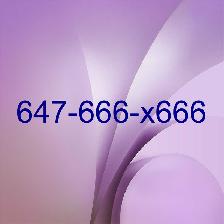 easy to remember 647-666-x666 phone number for sale