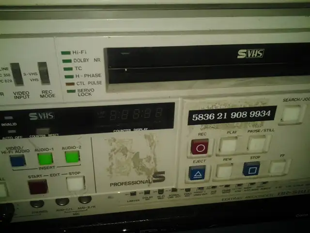 JVC BR-S811U Editing Recorder Professional svhs deck huge pro vi - Photo 3