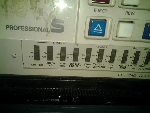 JVC BR-S811U Editing Recorder Professional svhs deck huge pro vi - Photo 6