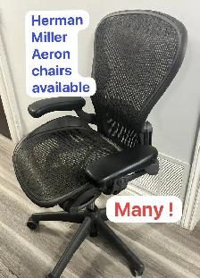 Herman Miller Aeron chairs available