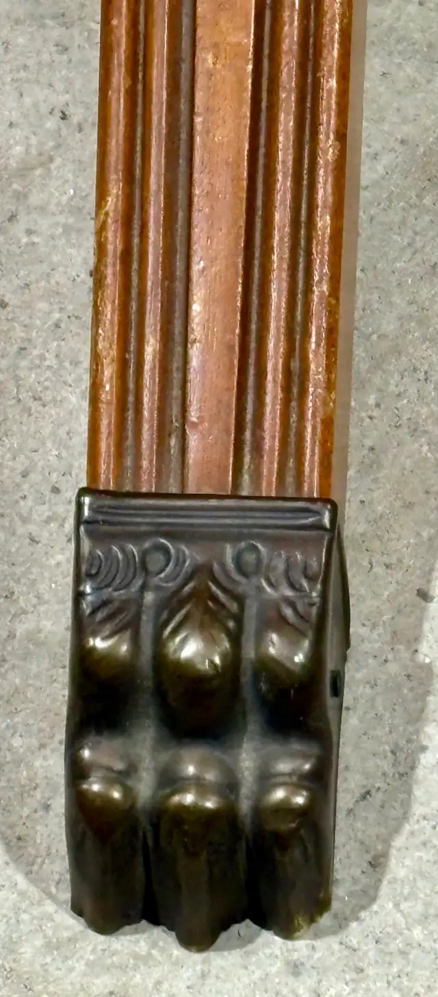 Vintage Iluminated "Replogle" Library Globe (Duncan Phyfe Stand) - Photo 4