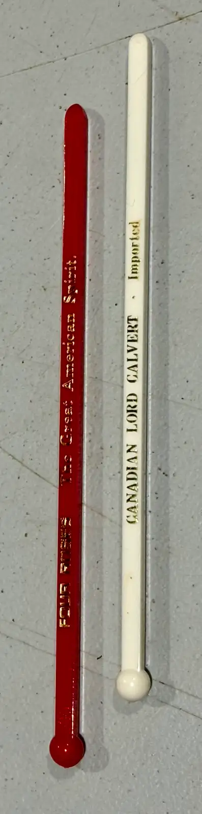 Vintage "Canadian Lord Calvert" Whisky Bar Display (Stir Sticks) - Photo 3