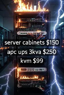 APC smart ups 3000 IBM3000XRL2U 2850W / 3000VA,  48V harness! - Photo 3