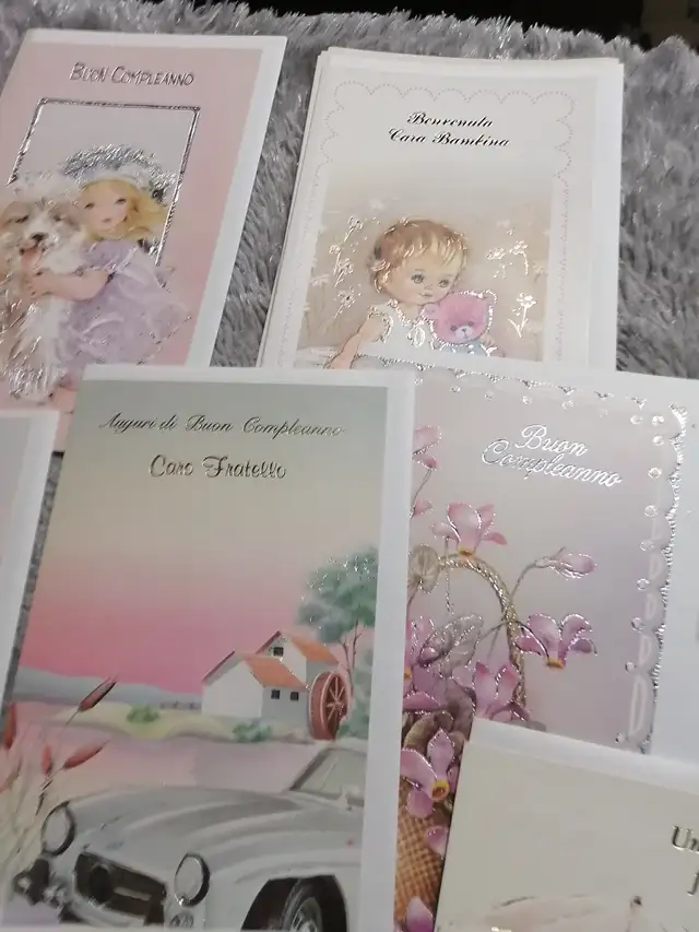 Italian celebration cards with envelope whole box - Photo 5