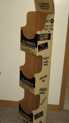 1960's   CLASSICS ILLUSTRATED  ORIGINAL COMIC BOOK RACK - Photo 2
