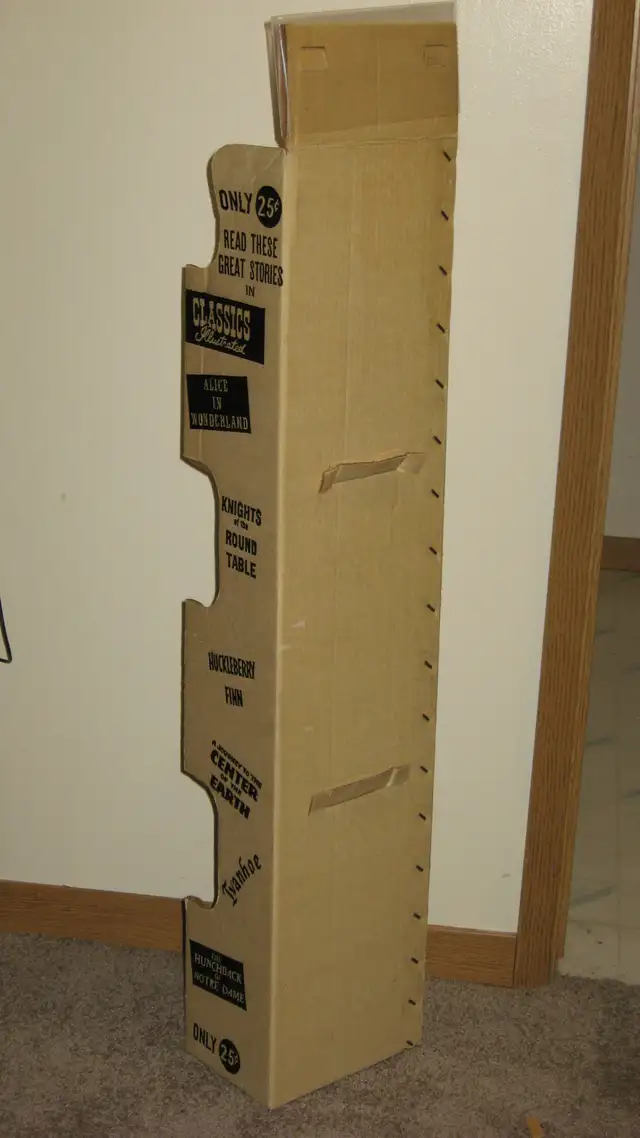1960's   CLASSICS ILLUSTRATED  ORIGINAL COMIC BOOK RACK - Photo 3