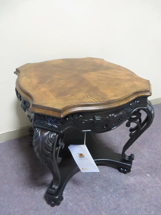 Brand New Solid Wood Oval End Table - Photo 2