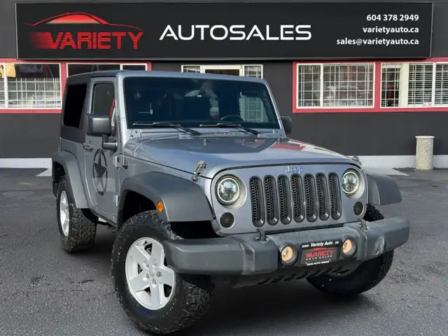 2018 Jeep Wrangler JK Sport 4x4, 2-Door | Automatic | 4x4 | Adve