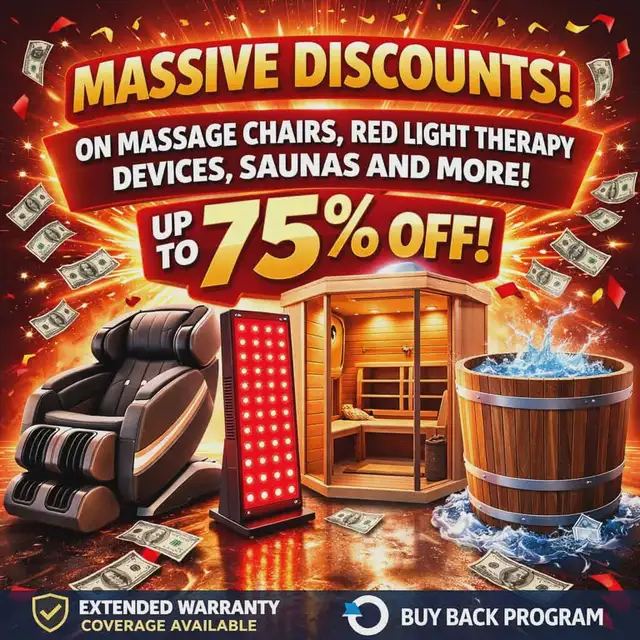 UNBEATEABLE PRICES ON MASSAGE CHAIRS WITH FULL WARRANTY $$$