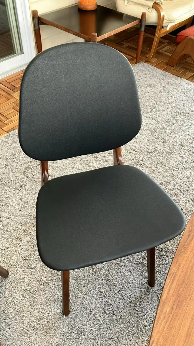 Mid century. TEAK TECK. Chaises Arne Hovmand Olsen chairs for di - Photo 5