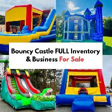 Bouncy Castle Inventory & Business For Sale