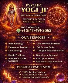 Best Astrologer & Psychic Yogi In Mississauga Call 647-491-3665
