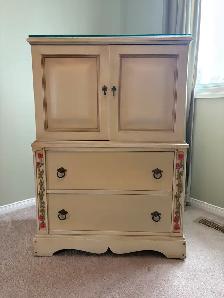 Solid Wood Tall Boy Dresser