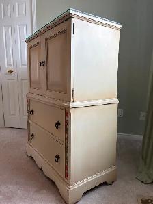 Solid Wood Tall Boy Dresser - Photo 2