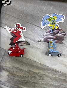 AFX HO Slot Car Set #9704 Mighty Morphin Power Rangers - Photo 4