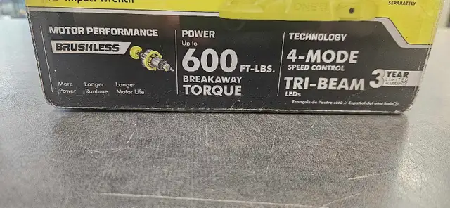 RYOBI 18V 1/2' Impact Wrench - Photo 2