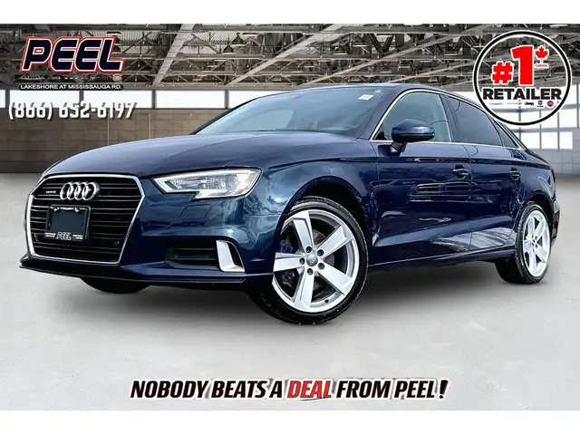 2018 Audi A3 Komfort 2.0T | Premium Pkg | Sunroof | AWD