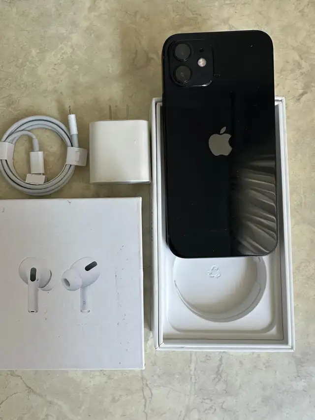 IPHONE 12 64GB AIRPODS/CHARGER SET/DELIVERY