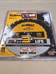 Dewalt DWA11024 10' Wood Saw Blade Mitre Saw Table Saw. NEW