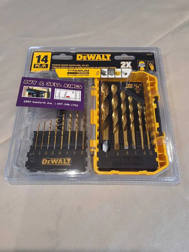 Dewalt DW1341 14 Piece Drill Bit set NEW